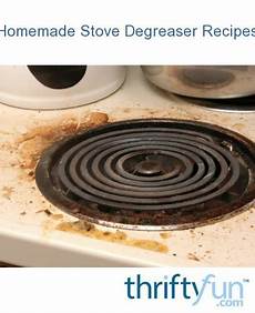 Degreaser For Stove