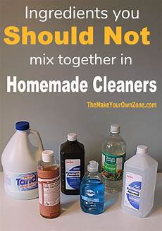Mixing Household Chemicals
